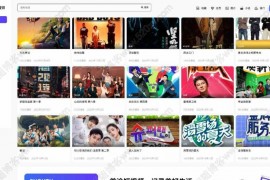 苹果CMS V10模板 首途第三十三套短视频主题卡片风格蓝紫渐变色模板