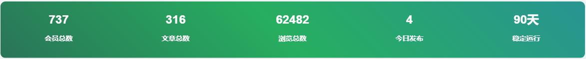 Zibll子比主题美化WordPress底部添加渐变色统计代码 第1张 Zibll子比主题美化WordPress底部添加渐变色统计代码 第1张